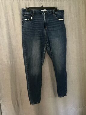 Dark Wash Women's Jeans - Unbranded